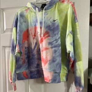Nike women’s hoodie size L tie die never worn no tag